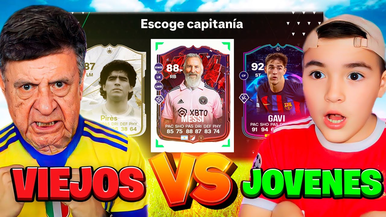 RAMIRIN vs EDSON FDB en FUT DRAFT *LEYENDAS vs JOVENES* 😱 ¡DUELO DEFINITIVO!