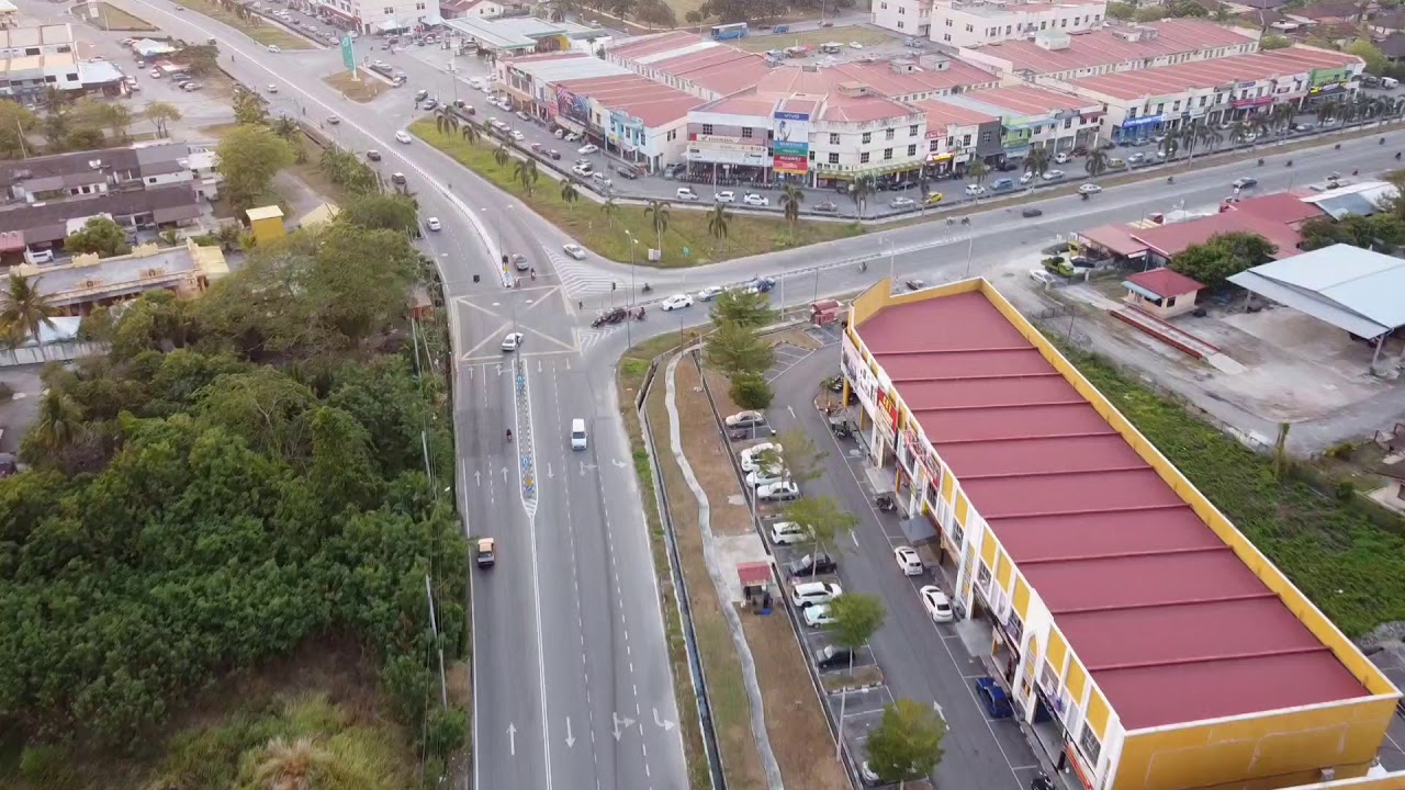 Padang Serai Kedah in drone view .