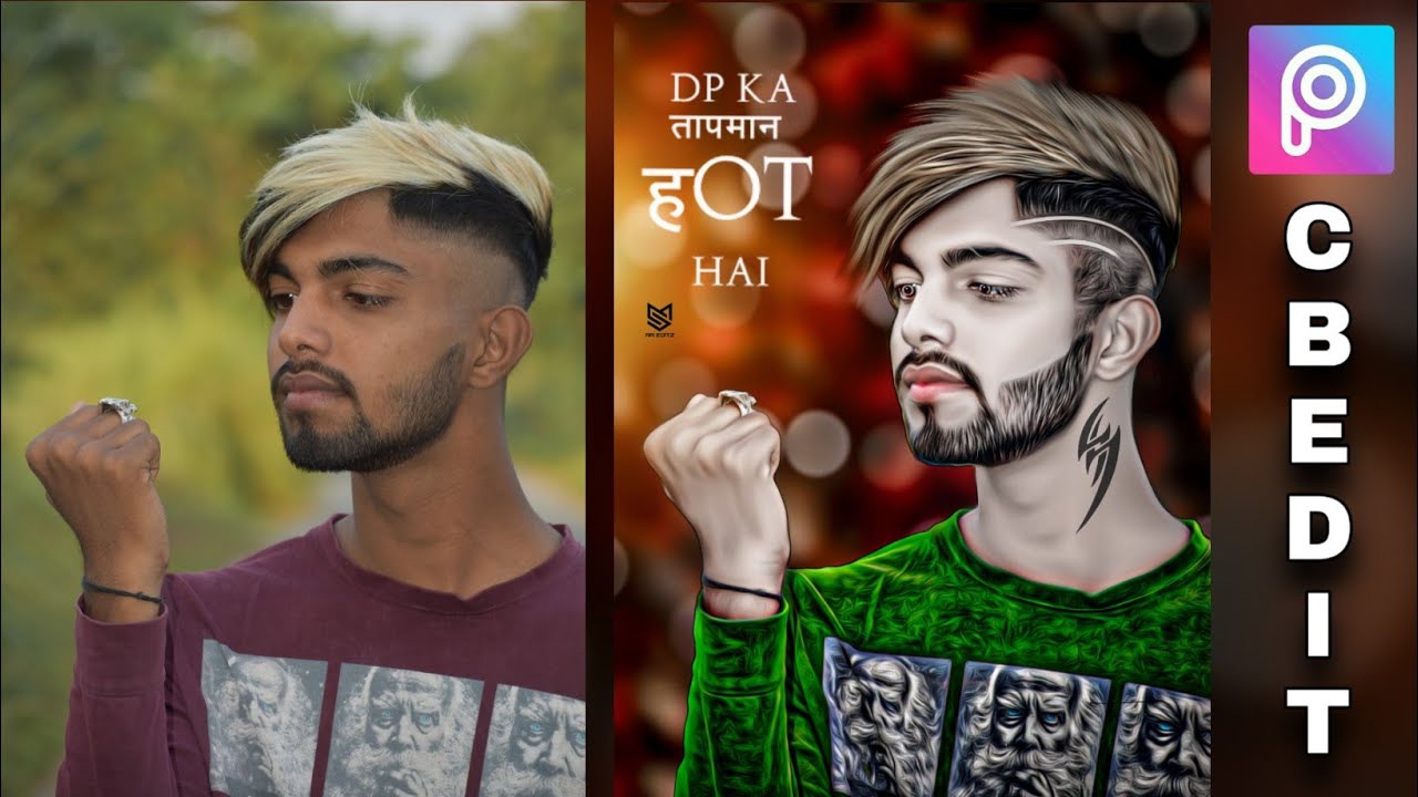 Picsart New Stylish Cb Editing || Picsart Hair + Face Photo Editing | Picsart New Hair Style Editing
