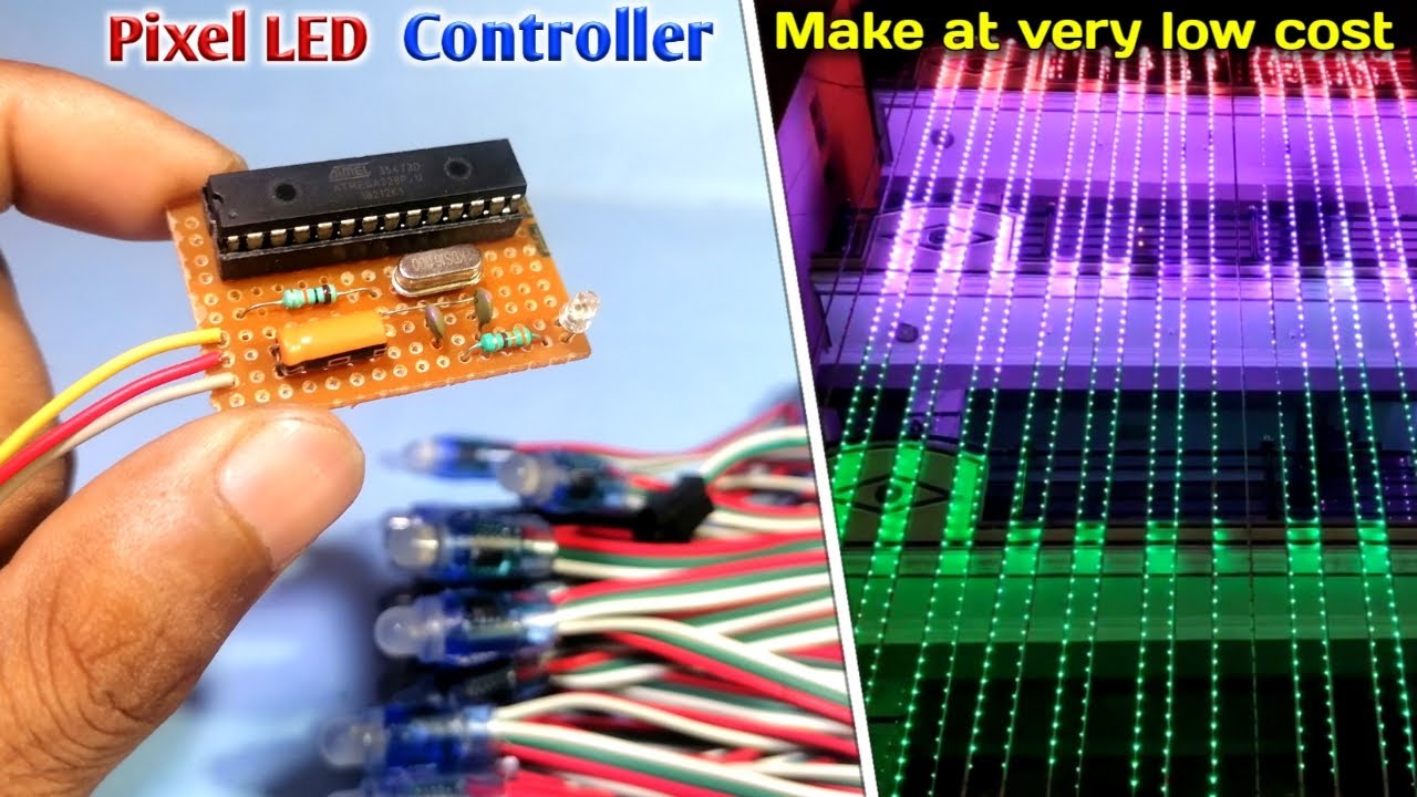 How to Make Pixel LED Controller at Home | Pixel LED Best Diwali Decoration | Pixel LED