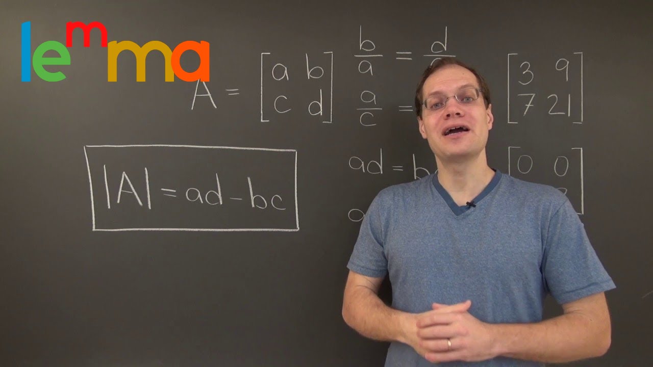 Linear Algebra 14TBD: Derivation of the 2x2 Determinant