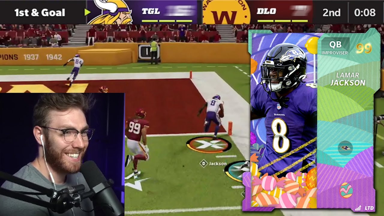 Играем за Ламара Джексона с рейтингом 99 в Weekend League (игры 1-5)