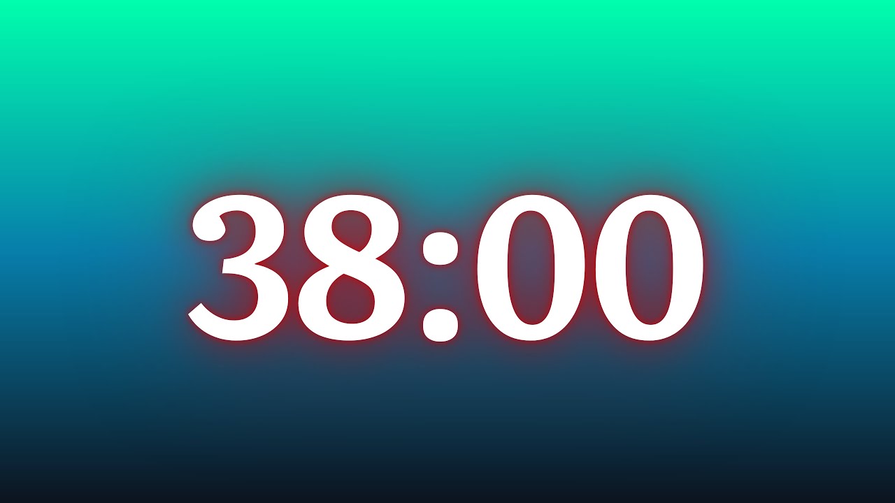 38 Minute Timer