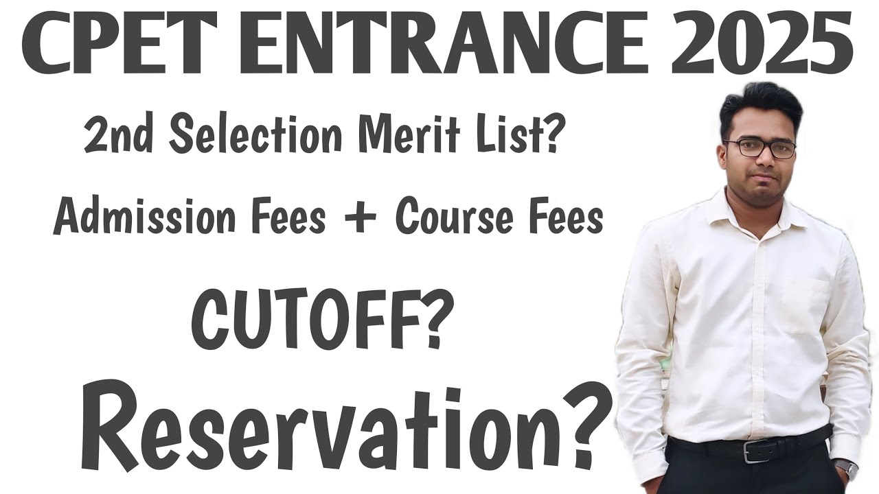 cpet 2nd Selection merit list 2025 || Cutoff || sams odisha