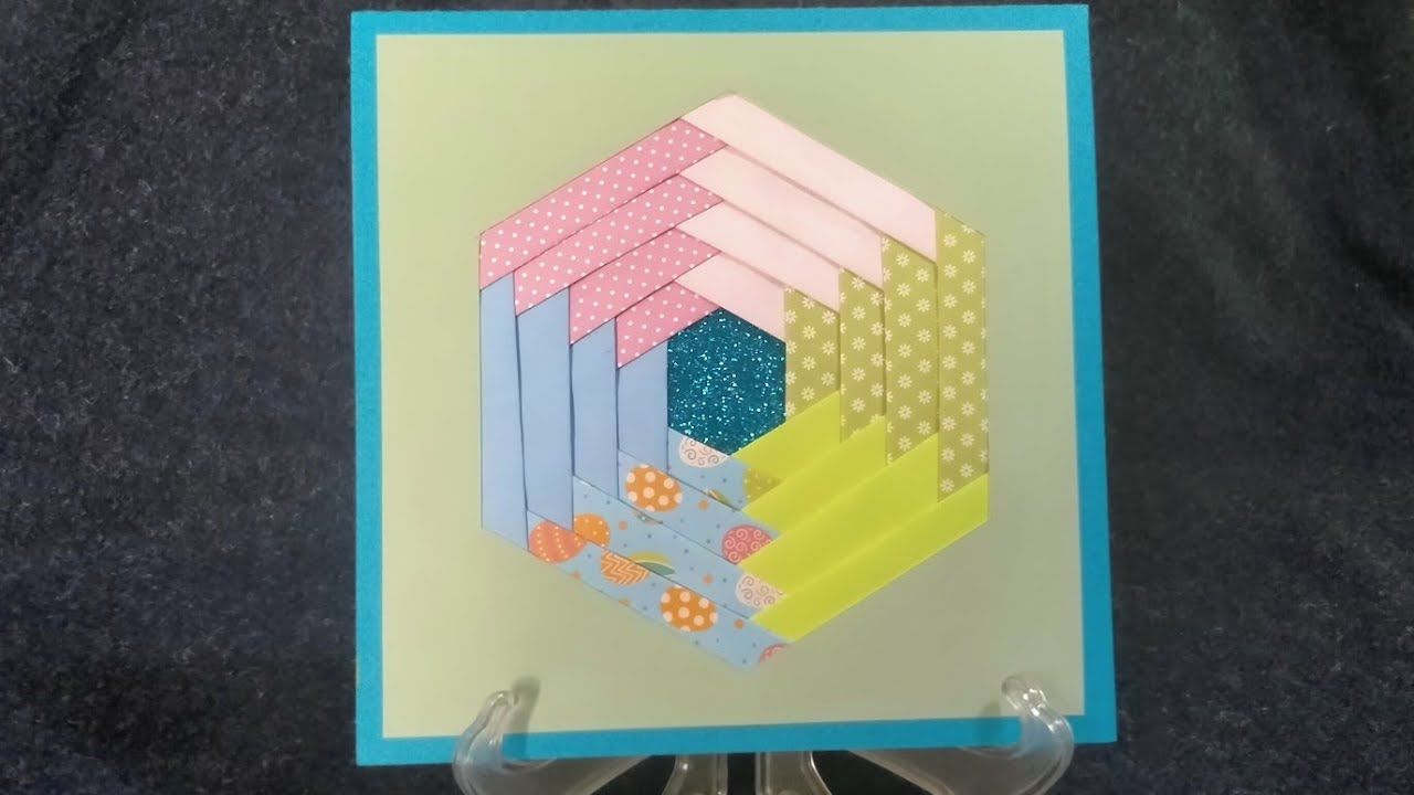 Iris folding card toturial/Make your own iris folding template| Reyyan's Creation
