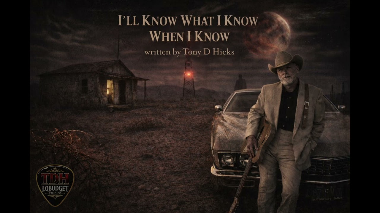 I’ll Know What I Know When I Know - written by Tony D Hicks 