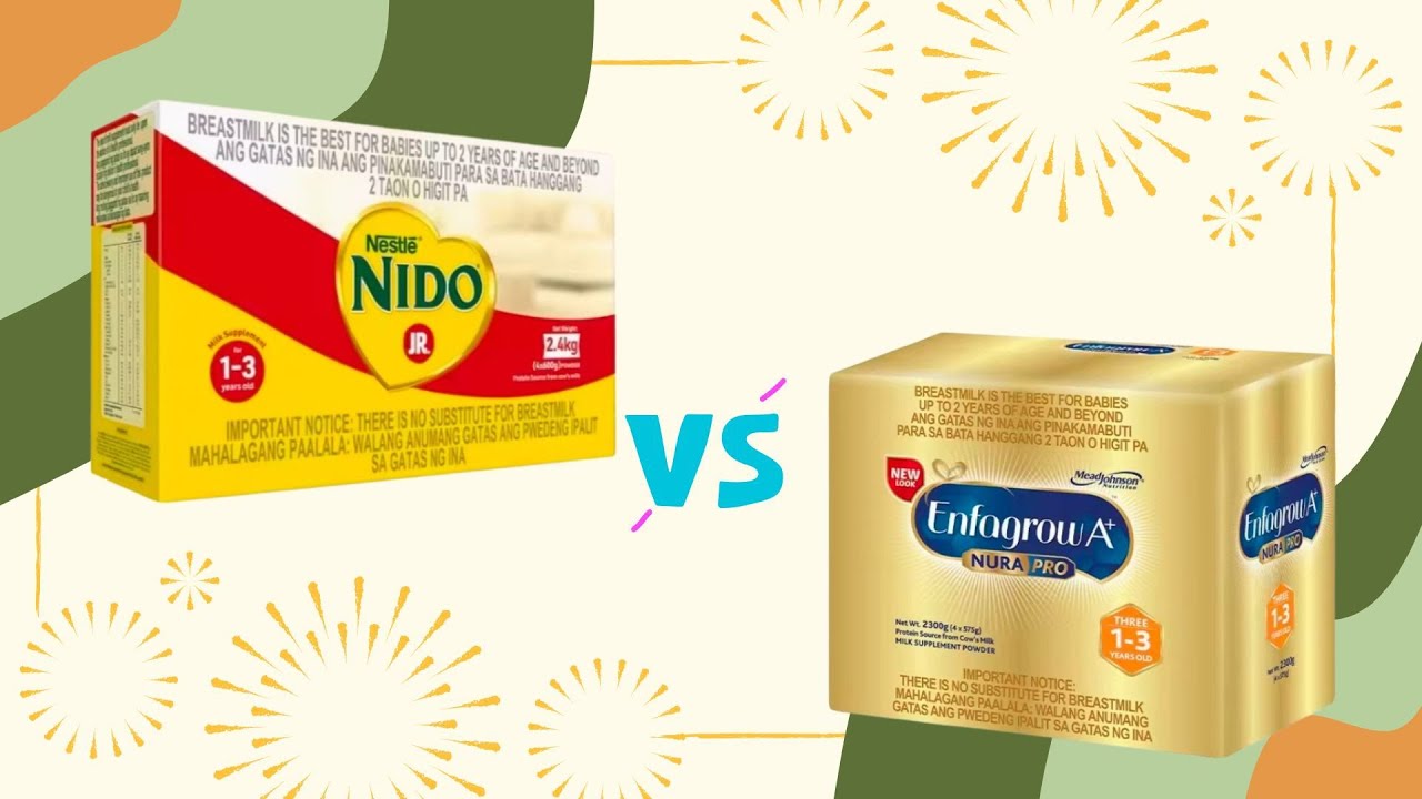NIDO JR. VS. ENFAGROW A+, NUTRITION FACTS BASED REVIEW (MILK FOR 1-3 YEARS OLD)