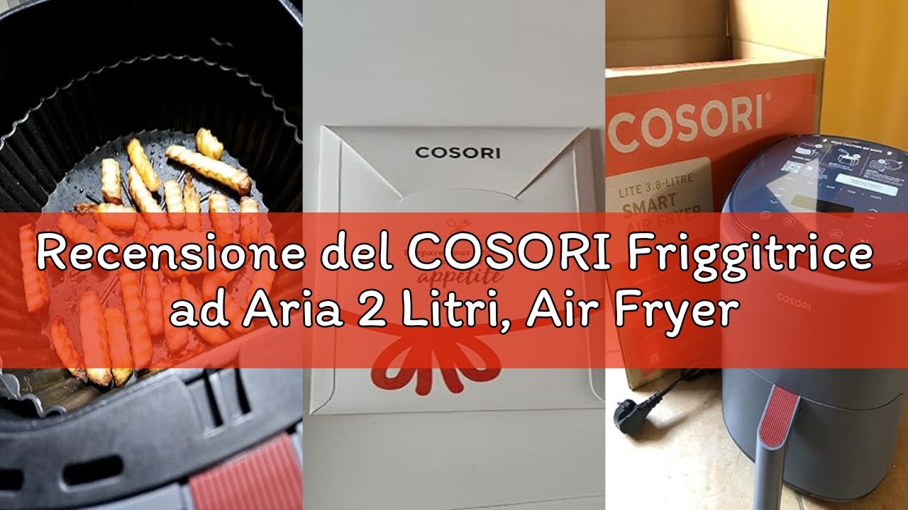 Recensione del COSORI Friggitrice ad Aria 2 Litri, Air Fryer Portatile a Risparmio Energetico Con 30