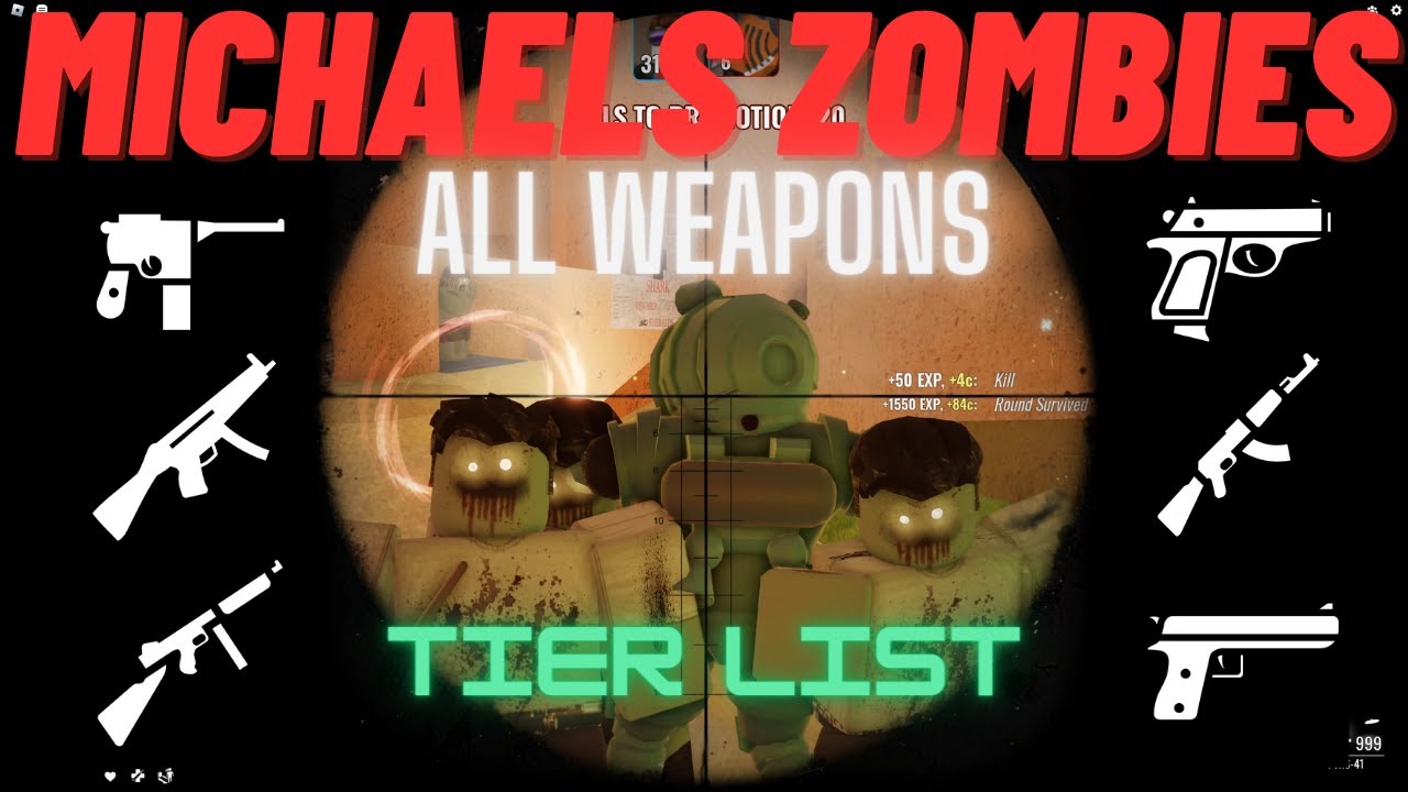 Roblox Michaels Zombies: Ultimate Gun Tier List 2024