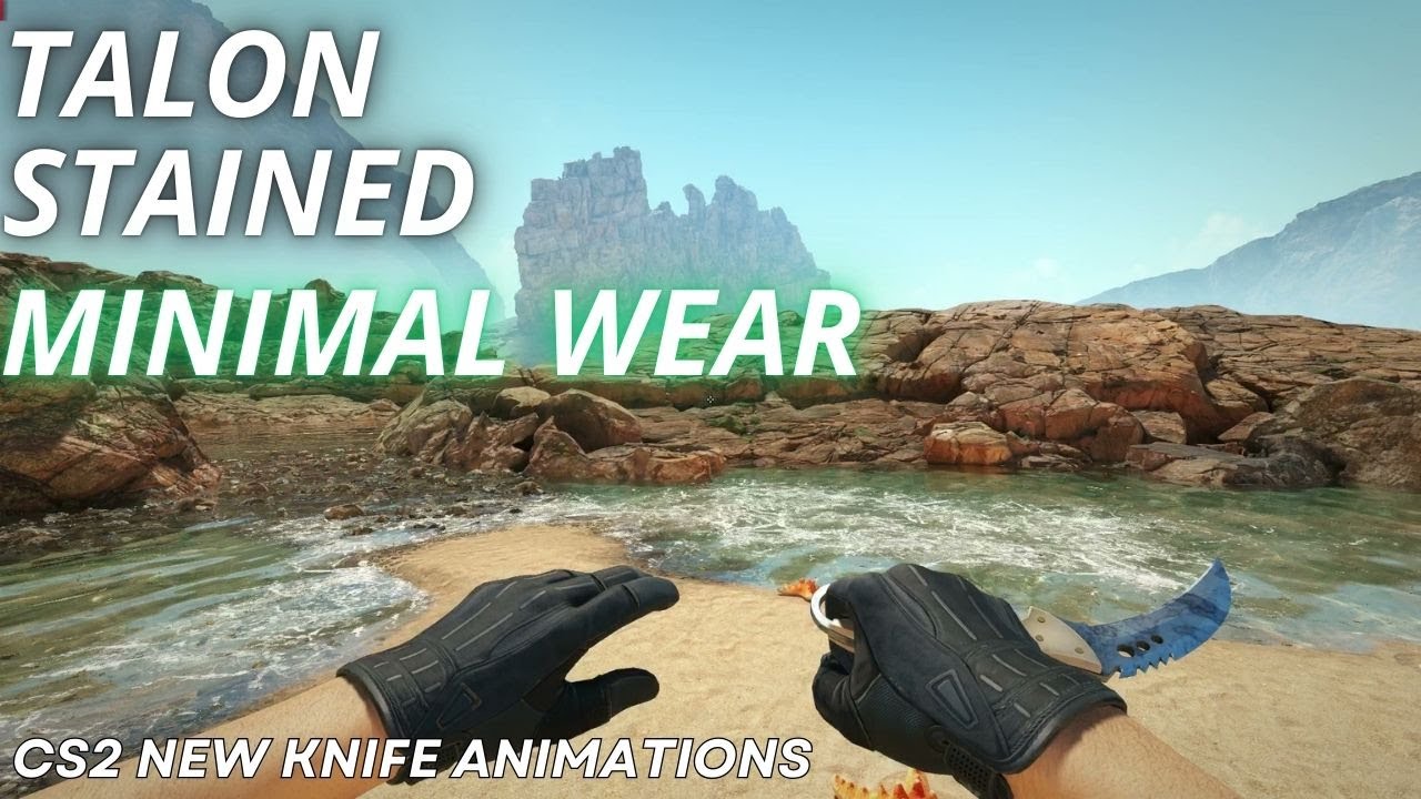 Talon Knife Stained (Minimal Wear) | CS2 Skin Showcase with NEWEST Animation