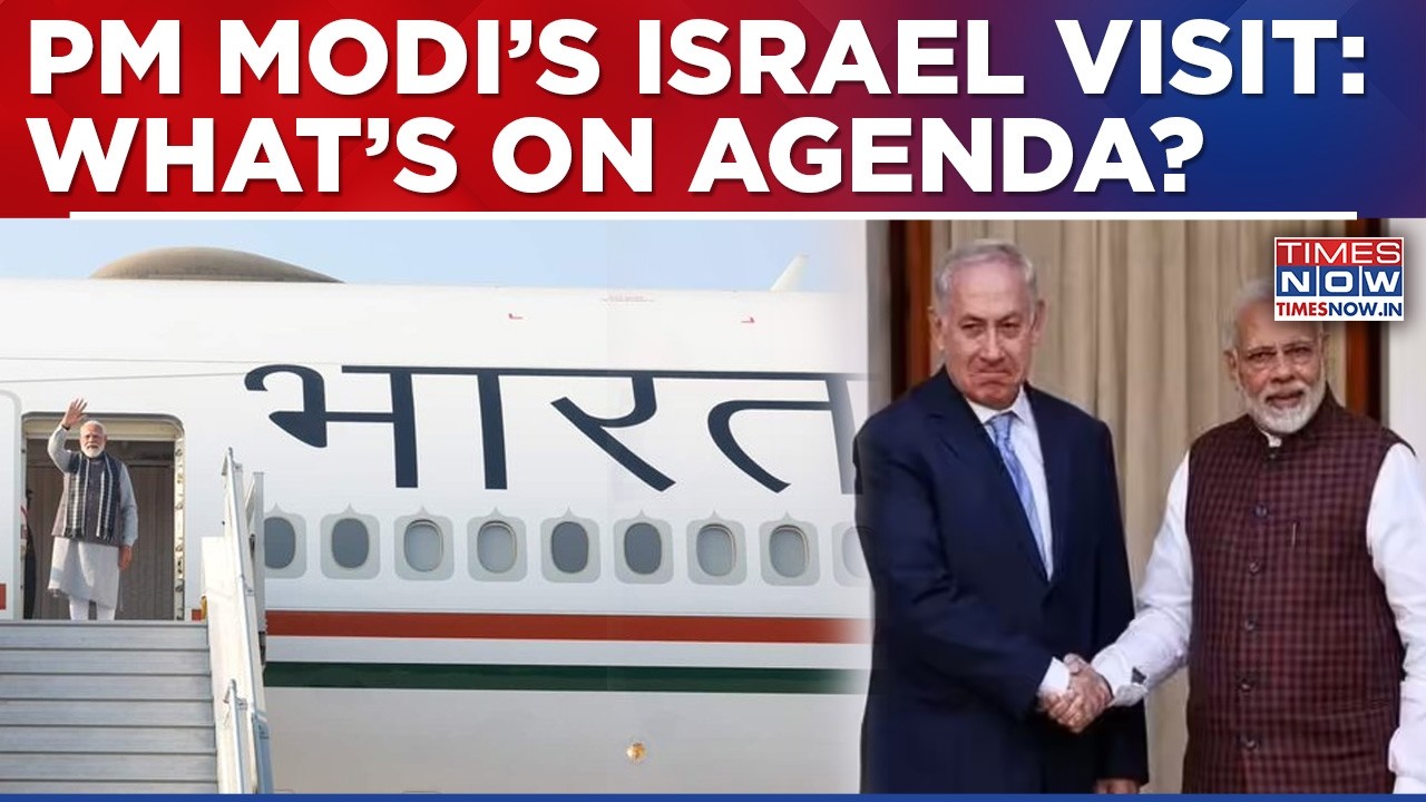 PM Modi Leaves For Israel, To Meet PM Netanyahu & Address Their Parliament | What's On Agenda?