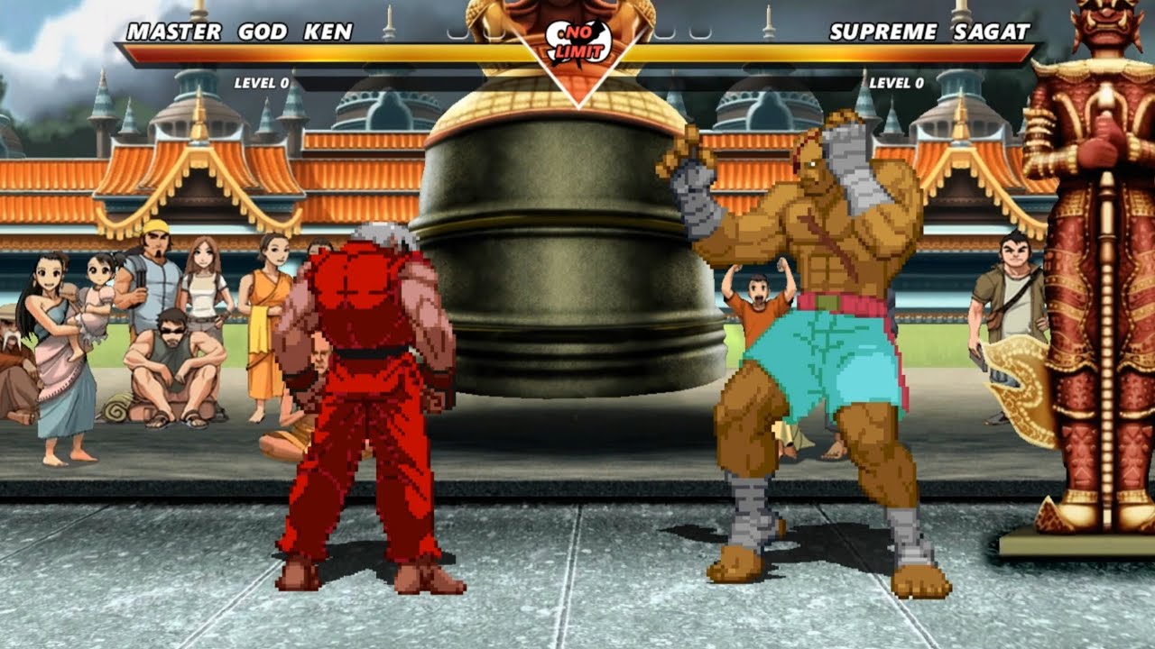 MASTER GOD KEN vs SUPREME SAGAT - The most epic fight ever made❗