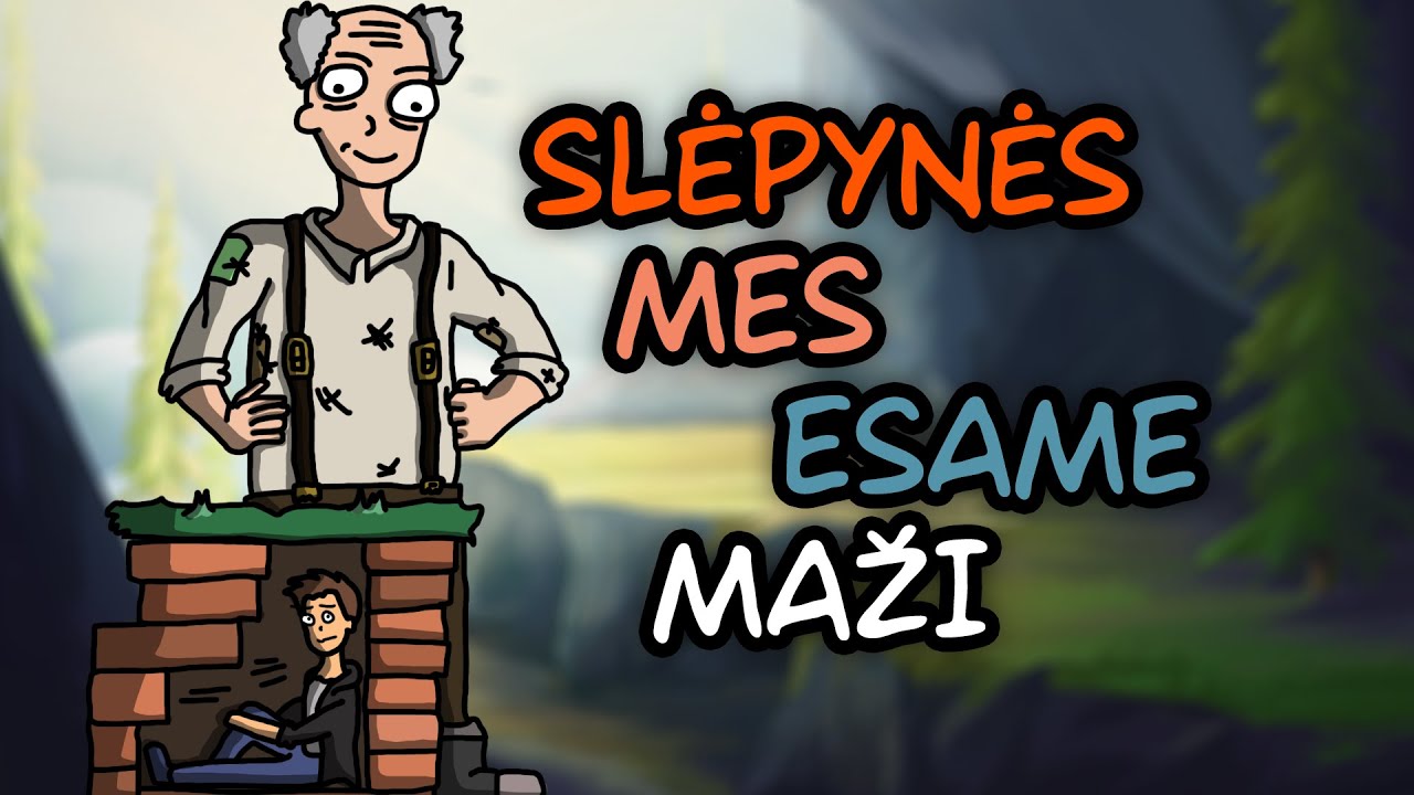 MINECRAFT MES ESAME MAŽI SLĖPYNĖS!