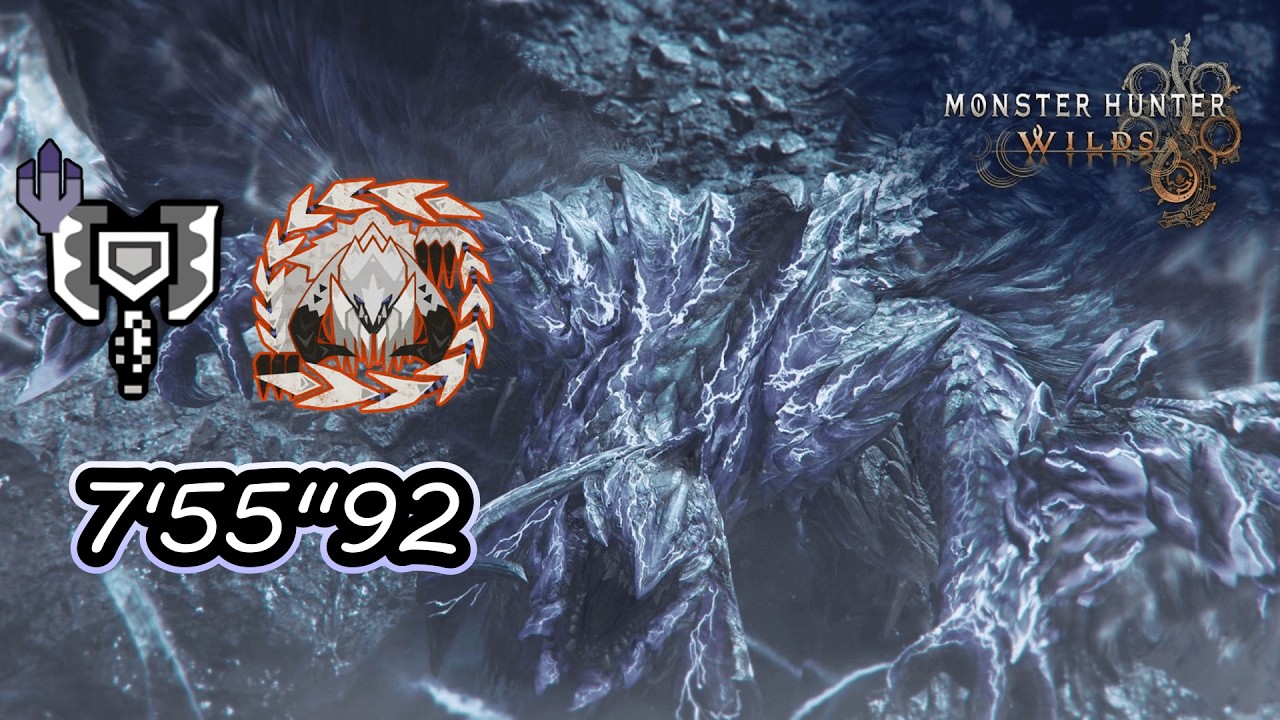 【MHWilds】歷戰王鎖刃龍 充能斧 7'55