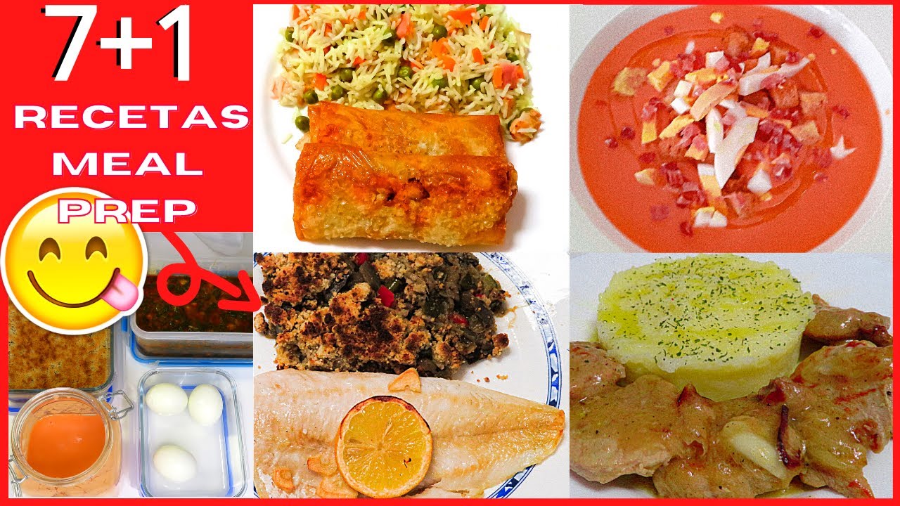 MENÚ de COMIDAS para la SEMANA💥 MEAL PREP |Rápido , Fácil y Economico