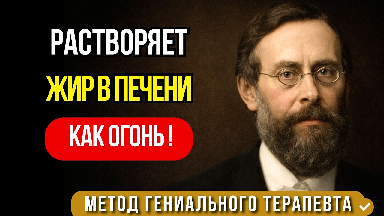 Растворяет жир МГНОВЕННО! Гений ХХ века Григорий Захарьин - как очистить жирную печень