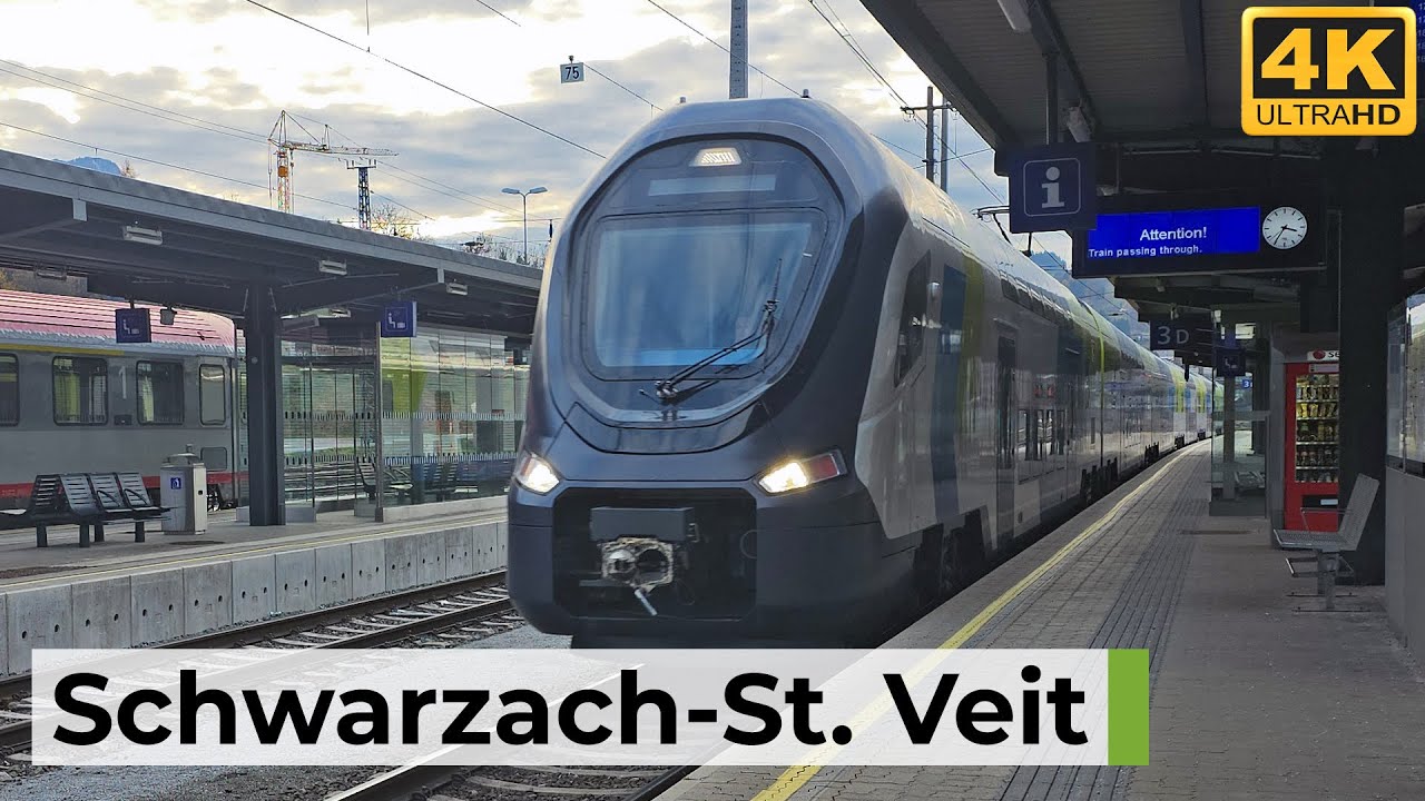 Schwarzach-St. Veit 09.11.2025 - Chinesischer Westbahn-Zug & intensiver Alpenverkehr
