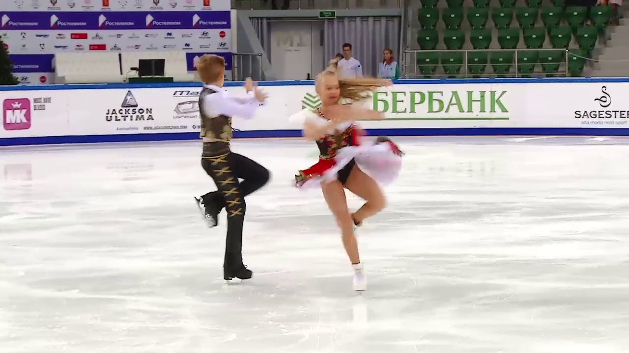 Кубок России   Рoстелекoм 2018 2019 гг , Спортивные тaнцы, KМС Произвольный танец 12# С  АЛЕКСОВА
