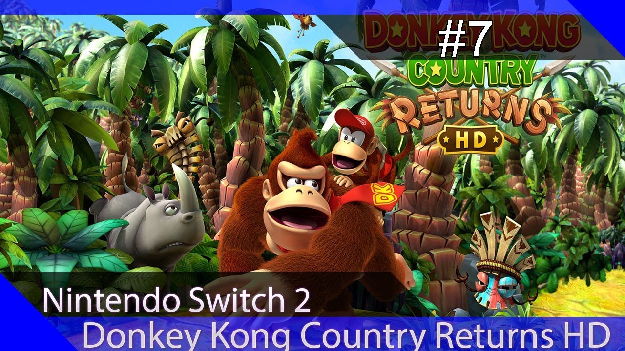 Walkthrough - Donkey Kong Country Returns HD #07 - 1-K Plattform-Panik