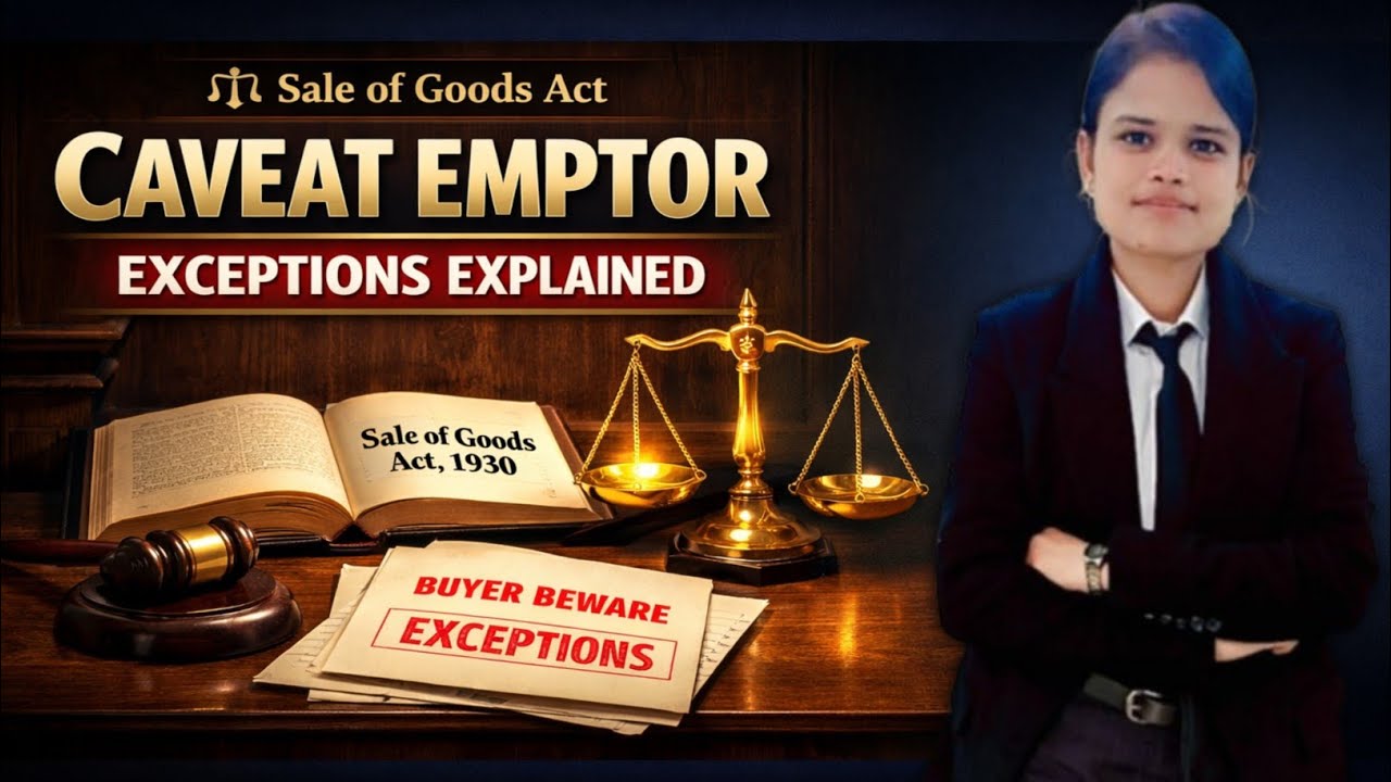 Caveat Emptor Explained | Meaning, Section 16, Exceptions & Case Laws | #viral#lawnotes#businesslaw