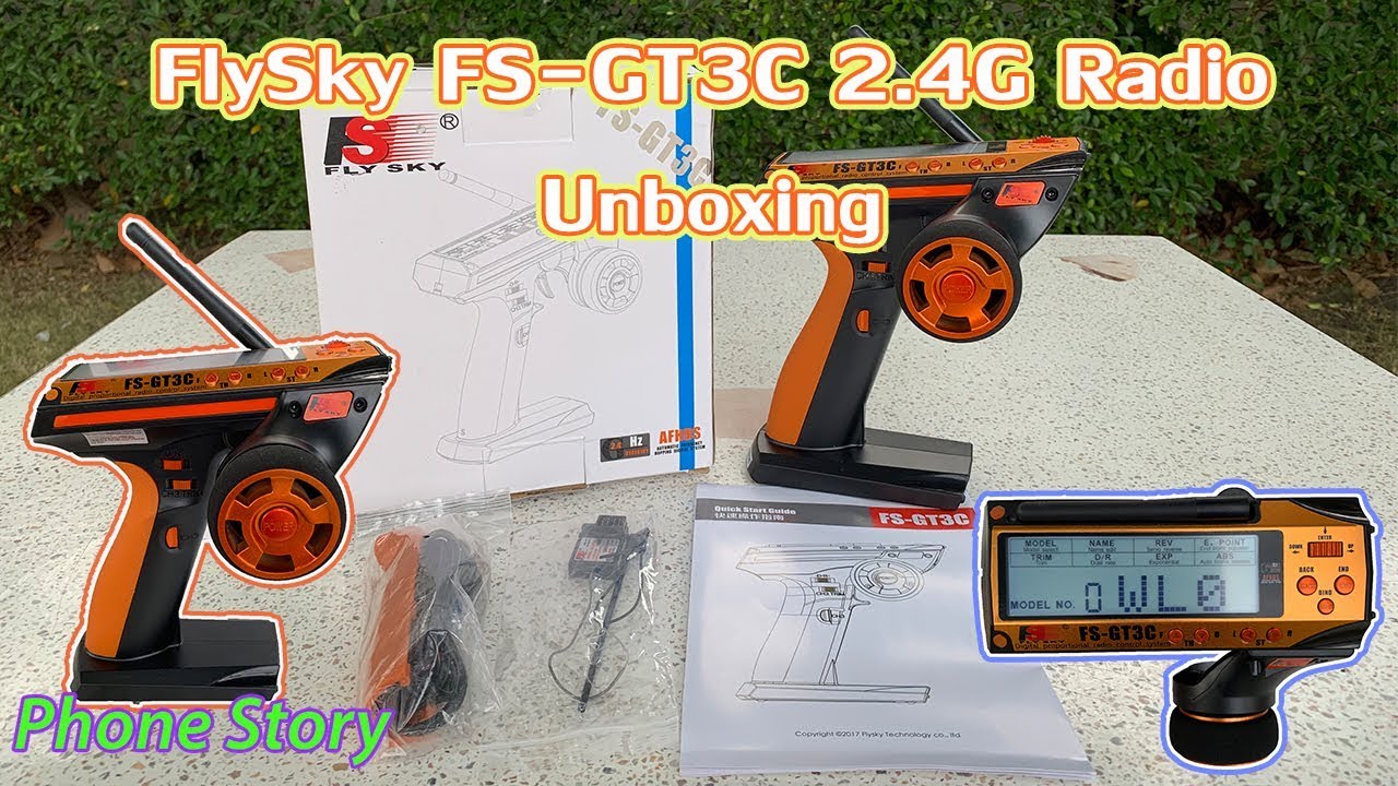 รีวิว รีโมท FlySky FS-GT3C 2.4G Radio Unboxing