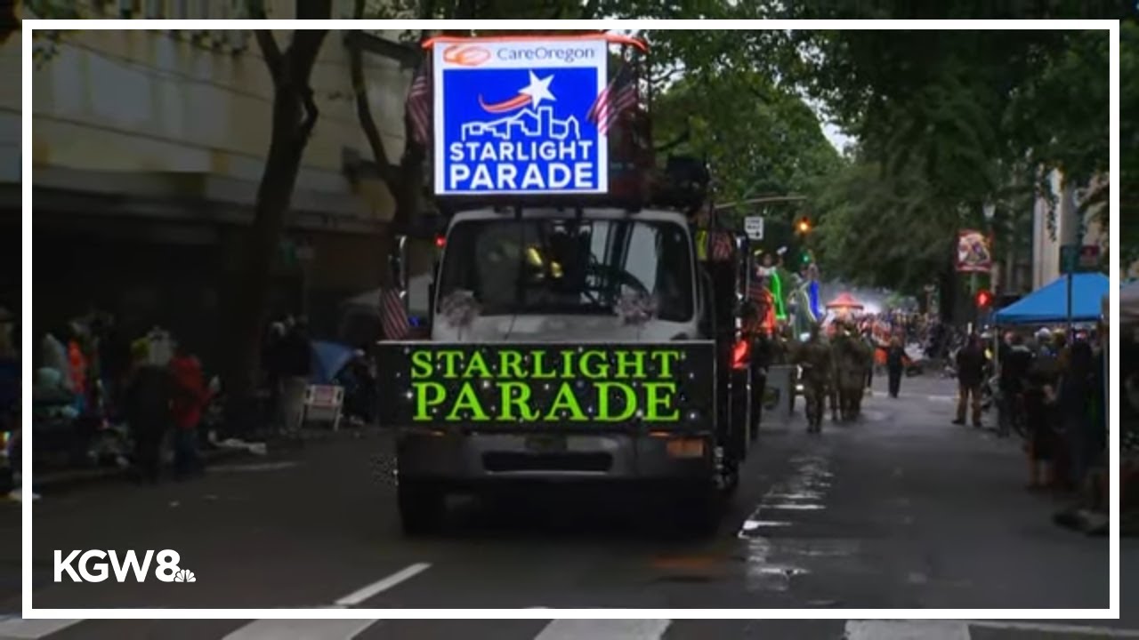 Starlight Parade returns to Portland, damp but undaunted