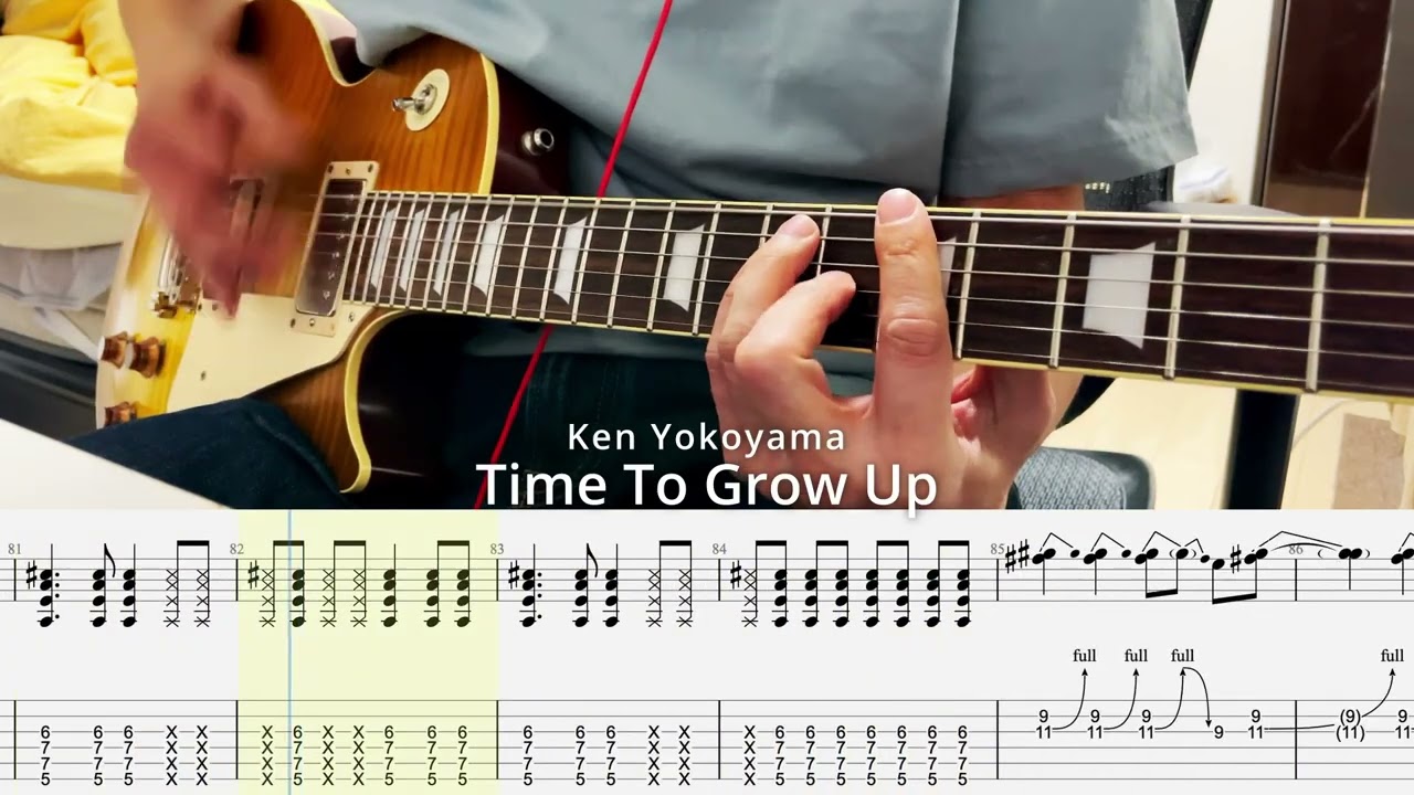 Ken Yokoyama - Time To Grow Up (TAB)