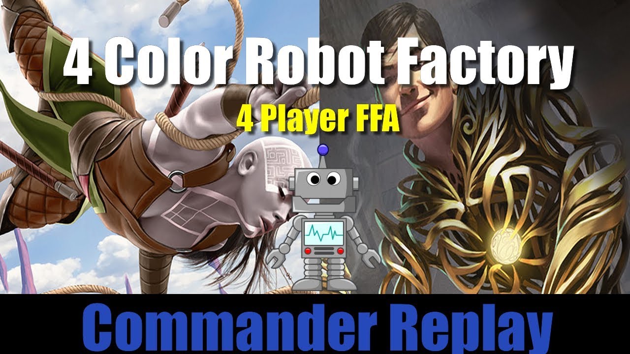 Akiri & Silas: 4 Color Robot Factory - 4 Player FFA