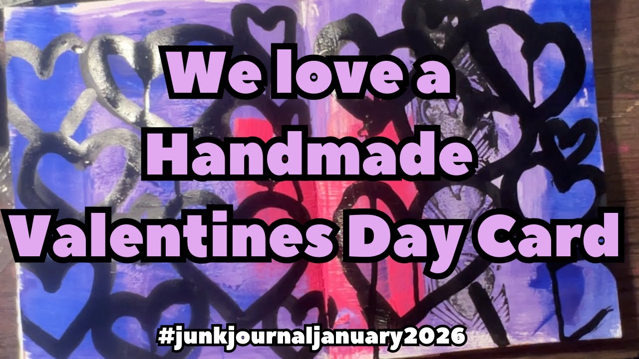 Valentine’s Day cards with homemade stamps!!