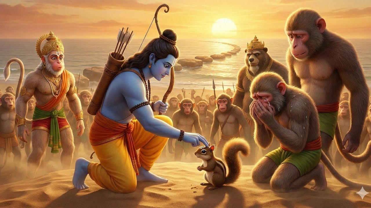 एक छोटी सी गिलहरी ने कैसे तोड़ दिया शक्तिशाली वानरों का घमंड? | Ram Setu Ki Anokhi Kahani!