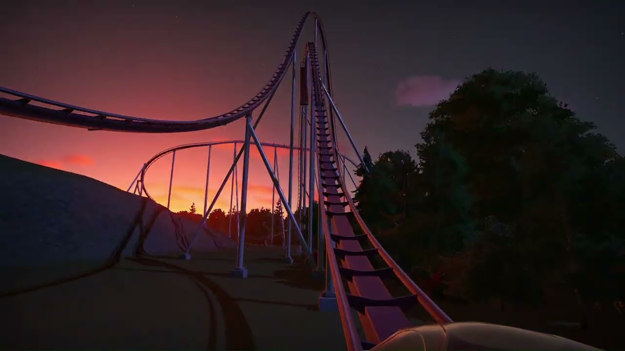 Diamondback at Kings Island, POV and Cinematic [Planet Coaster]