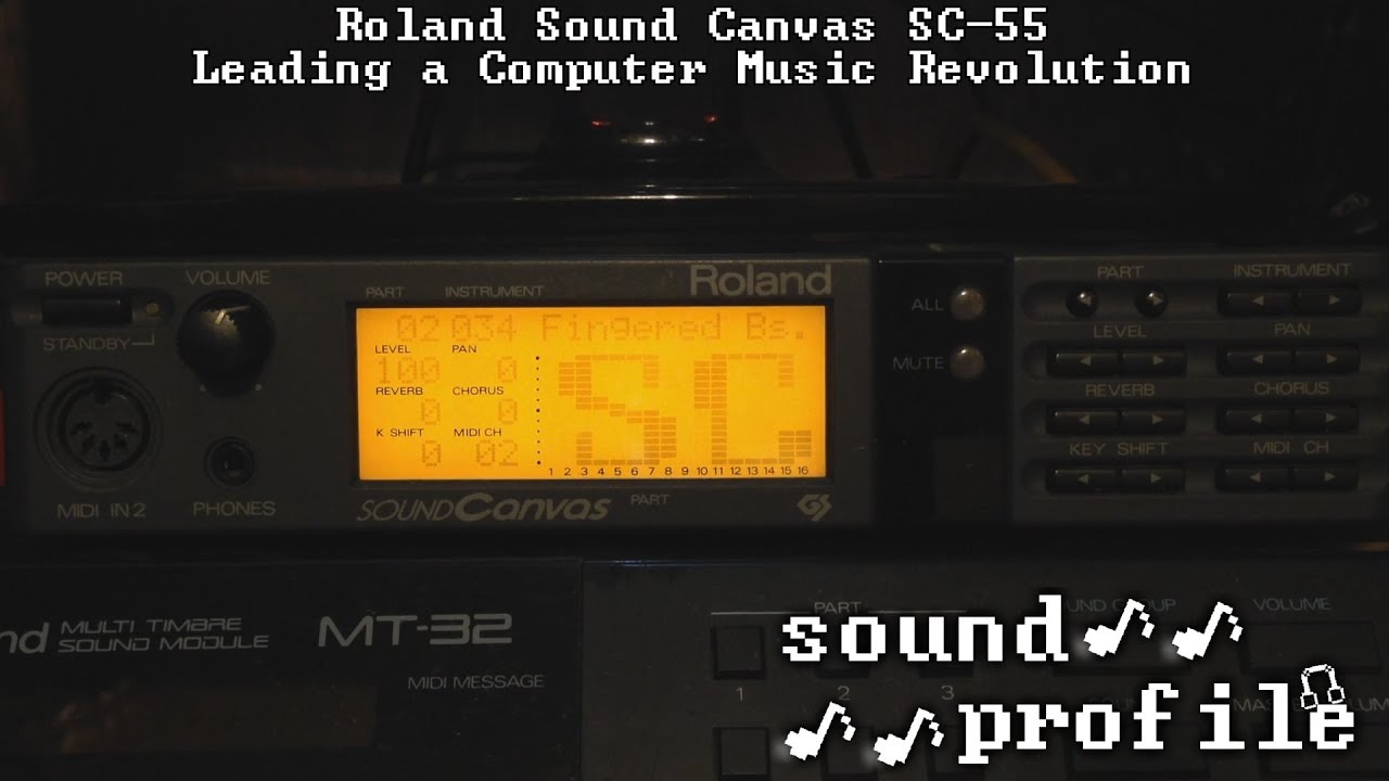 Roland Sound Canvas SC-55: Leading a Computer Music Revolution! - Sound Profile