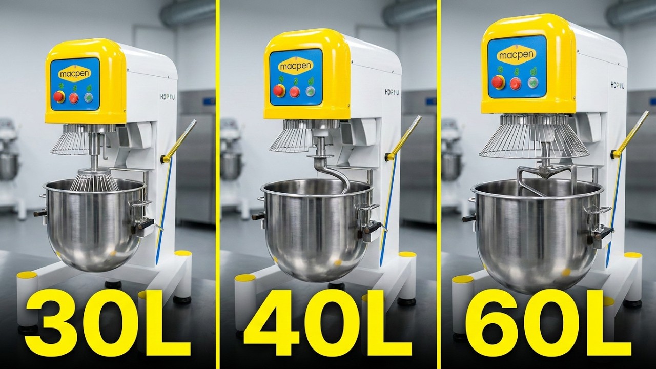 Επαγγελματικά Πλανητικά Μίξερ 30, 40, 60 liters   Planetary mixers 30, 40, 60 liters