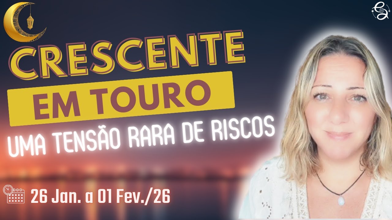 ATENÇÃO: TENSÃO NO AR | UMA FASE MUITO DELICADA COM UM STELLIUM | LUA CRESCENTE EM TOURO| 26.01|26