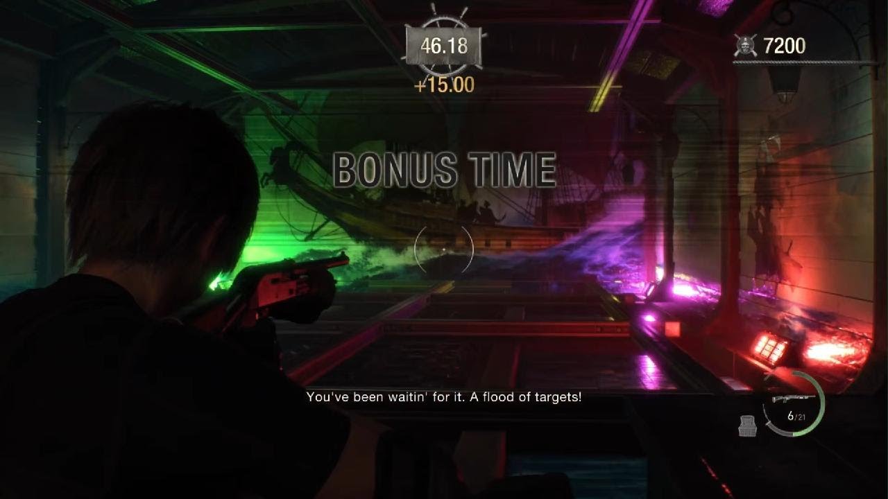 Resident Evil 4 Shooting Gallery Selection