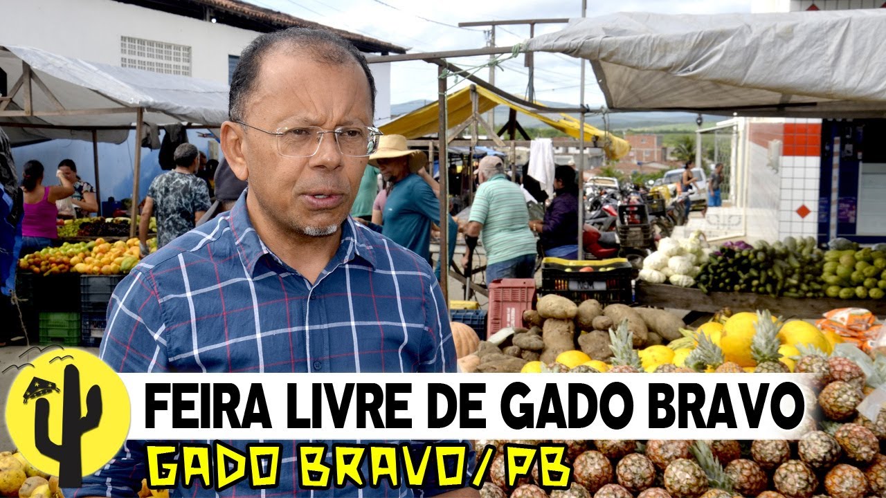 FEIRA LIVRE de Gado Bravo com o Professor: António Carlos, e faz uma Homenagem a Feira - Parte 01 🌵