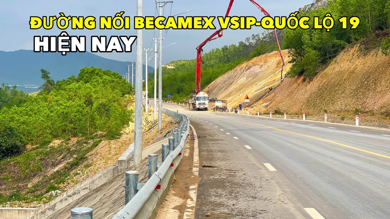 KCN BECAMEX VSIP BÌNH ĐỊNH | ĐƯỜNG TỪ CANH VINH SANG QUỐC LỘ 19 HIỆN NAY