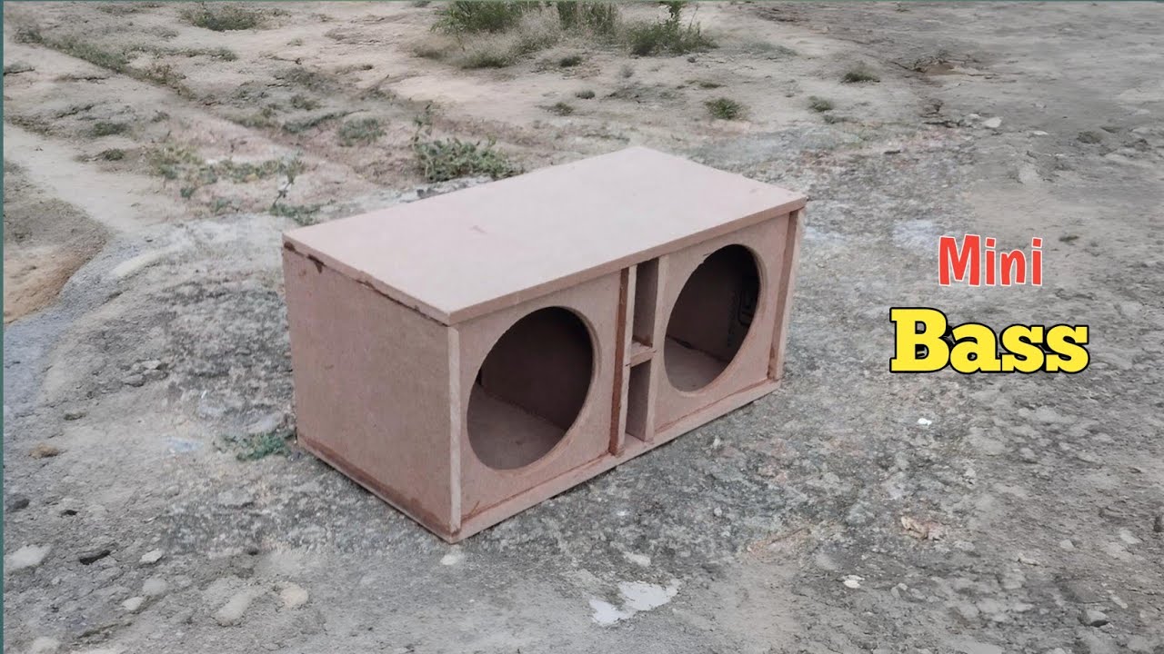 Mini Dj Bass Making 🔥 mini bass kaise banaye Ghar pa / front Bass Making / dj sound box kaise banaye