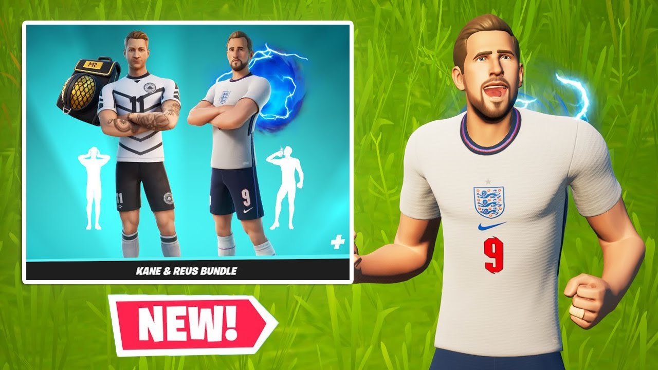 NEW KANE & REUS Bundle Gameplay in Fortnite! (Built-In Emotes)