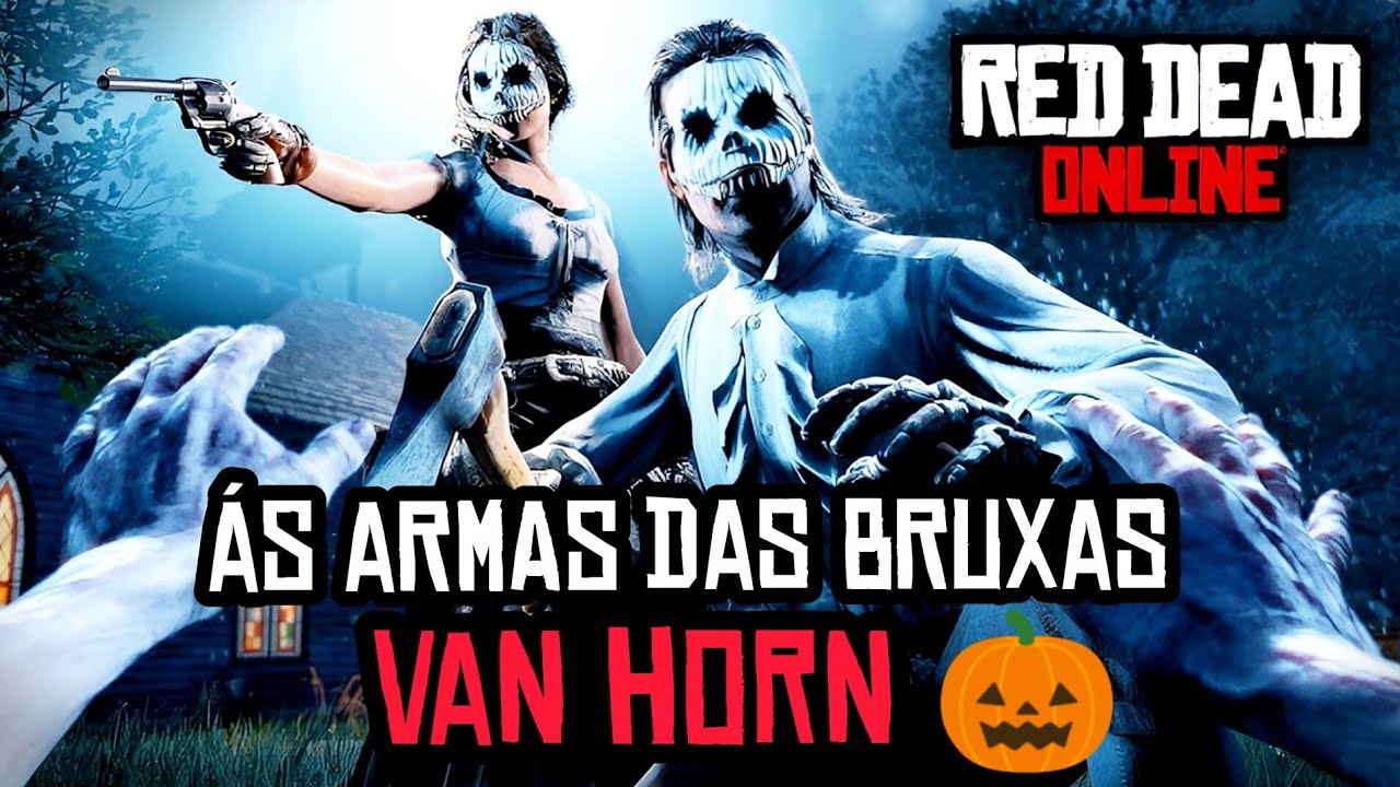 CHEGOU O NOVO MAPA DO MODO ÁS ARMAS DAS BRUXAS E ESTÁ INSANO!!! 🎃🧟 | RED DEAD ONLINE 2025