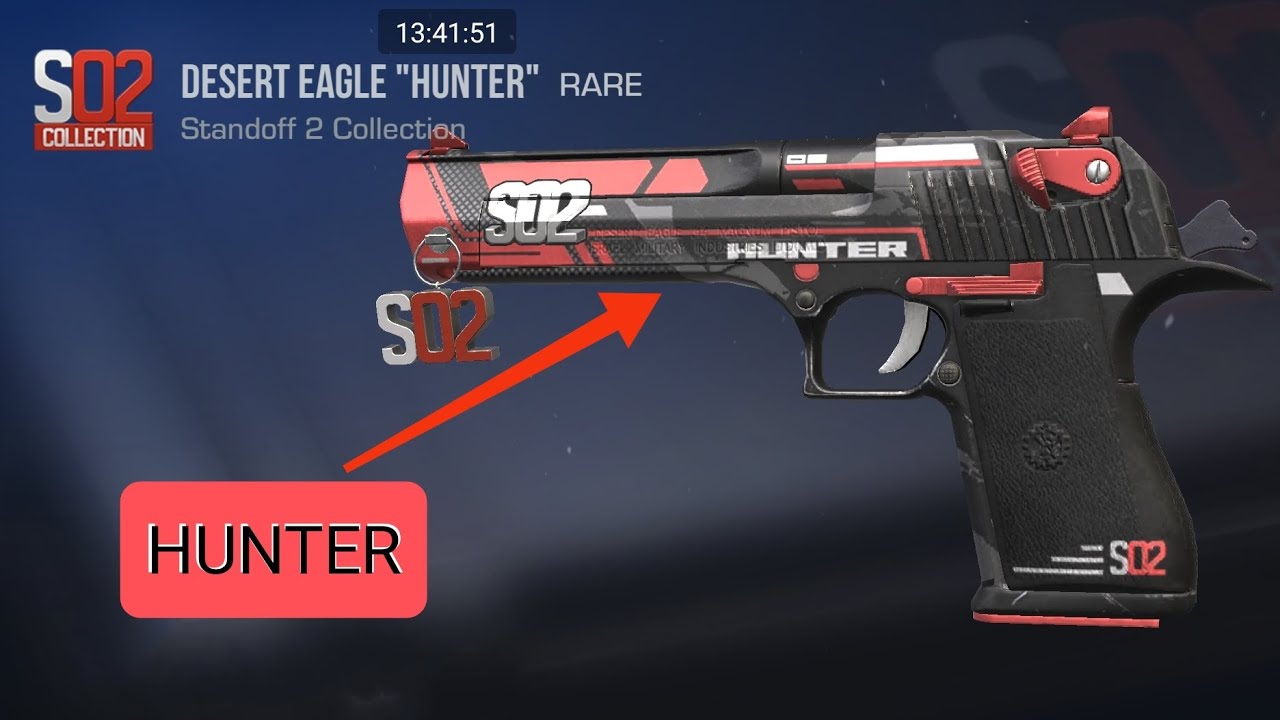 учусь играть с новым DESERT EAGLE "HUNTER" в standoff 2 