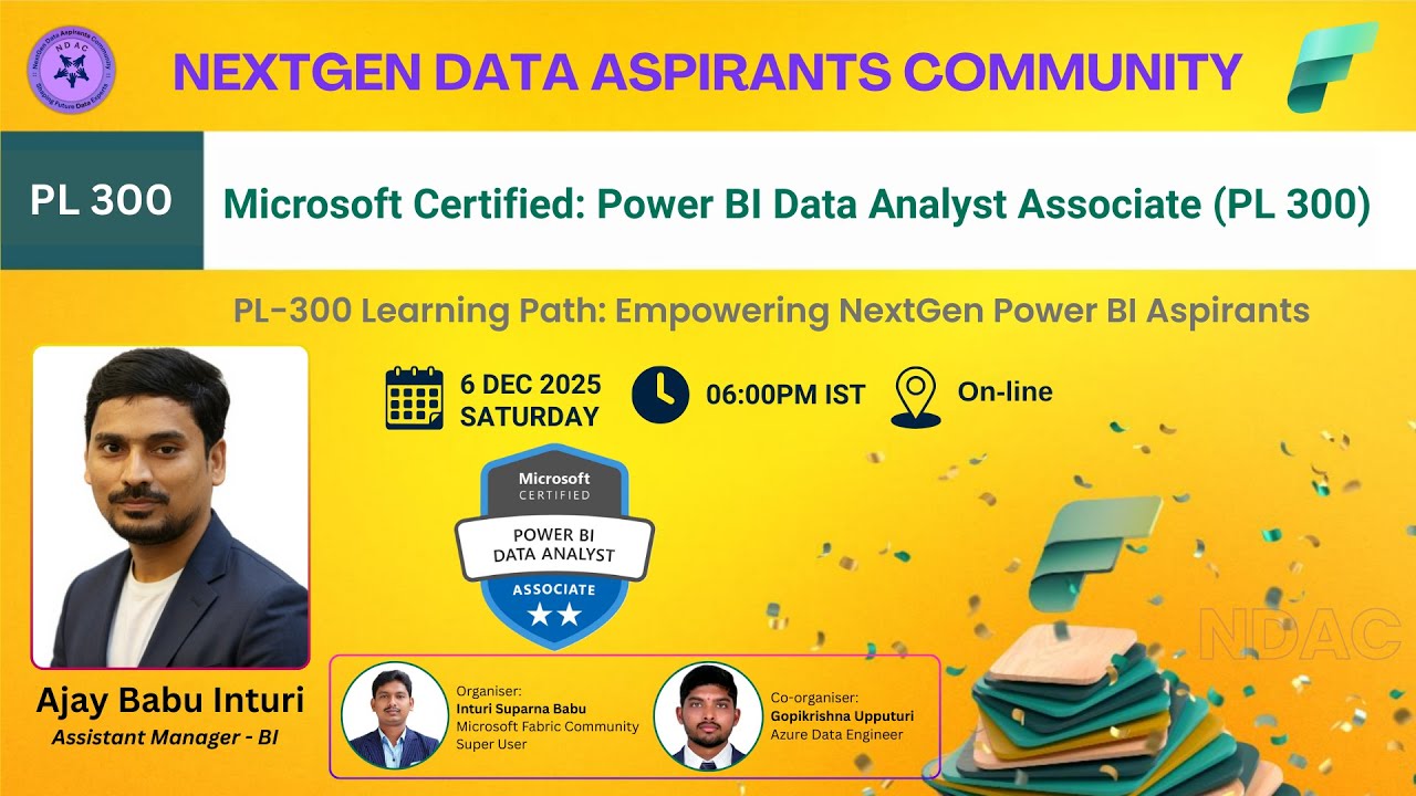 Fabric Data Days : PL-300 Power Hour : Empowering NextGen Power BI Aspirants