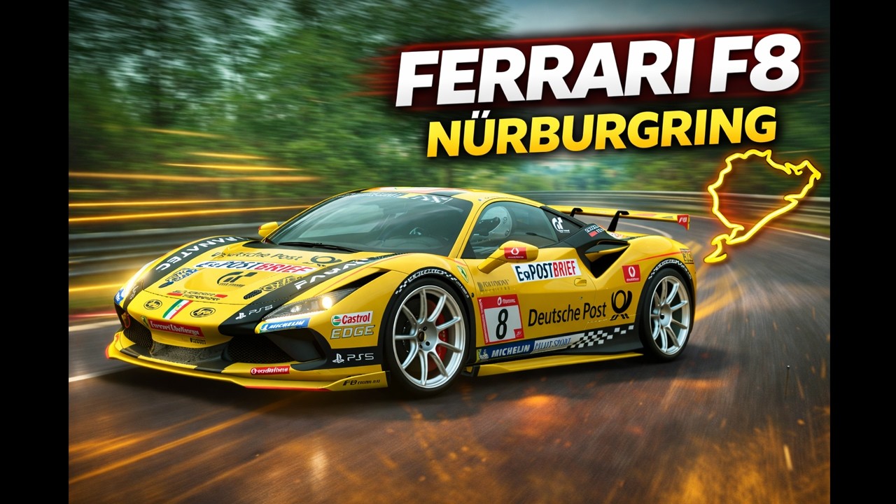 Ferrari F8 Tributo ’19 | Nürburgring Nordschleife Free Drive | Logitech G923 | GT7 | No Commentary