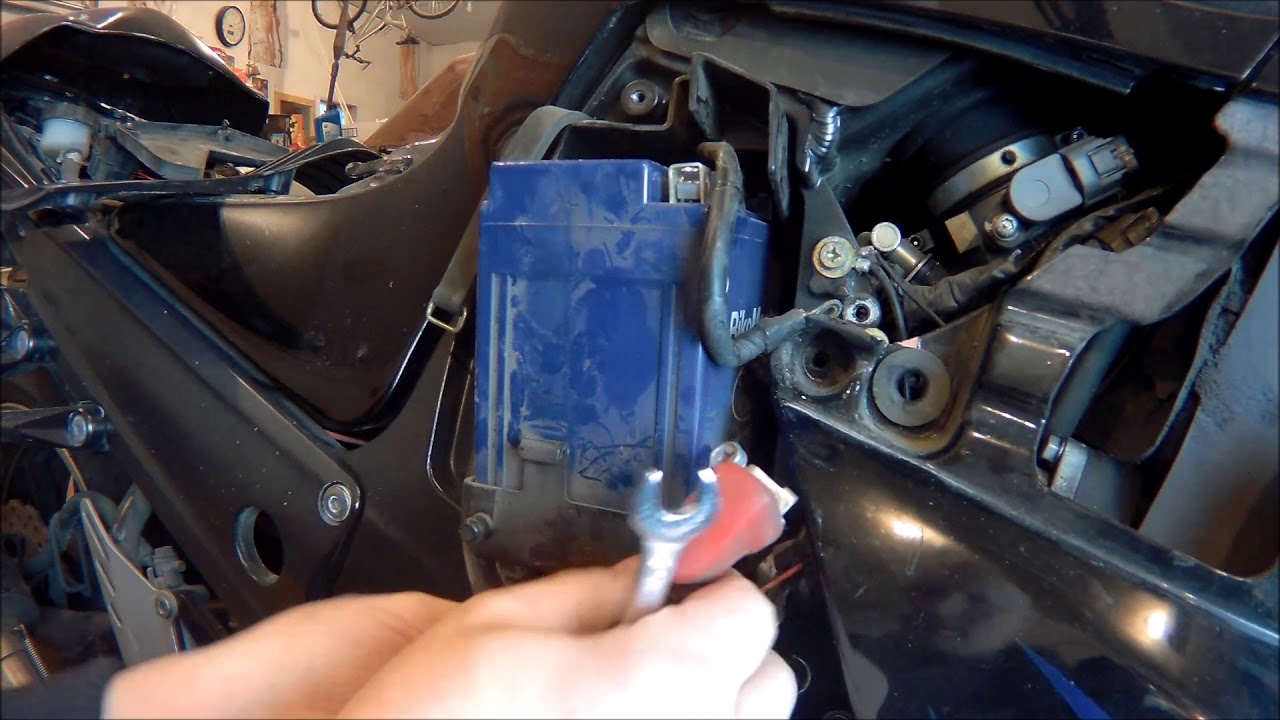 ZX 14 Battery Swap
