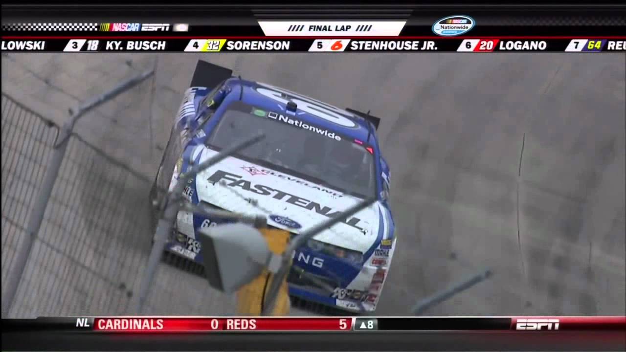 Clint Bowyer Near-Flip at Dover 2011 (HD)