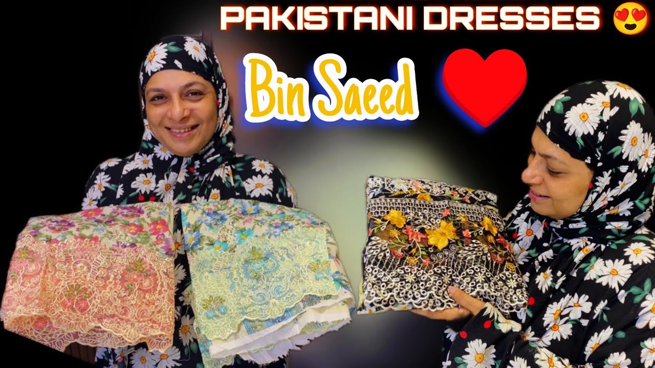 Bin Saeed Dresses ♥️| Wholesale Pakistani Dresses In Mumbai 😍| Restock karne par Majboor hogaye 🥰