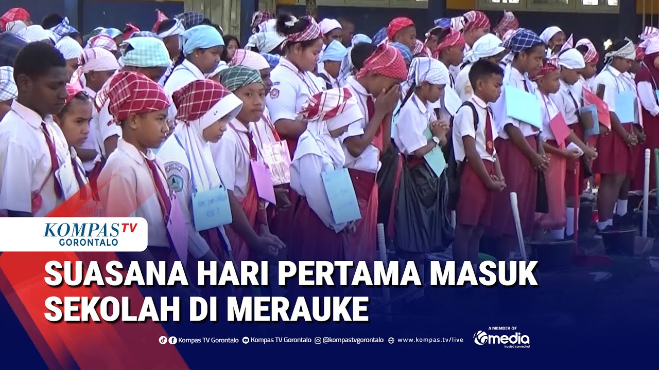 Suasana Hari Pertama Masuk Sekolah di Merauke, Siswa Baru SMP-SMA Mengikuti MPLS