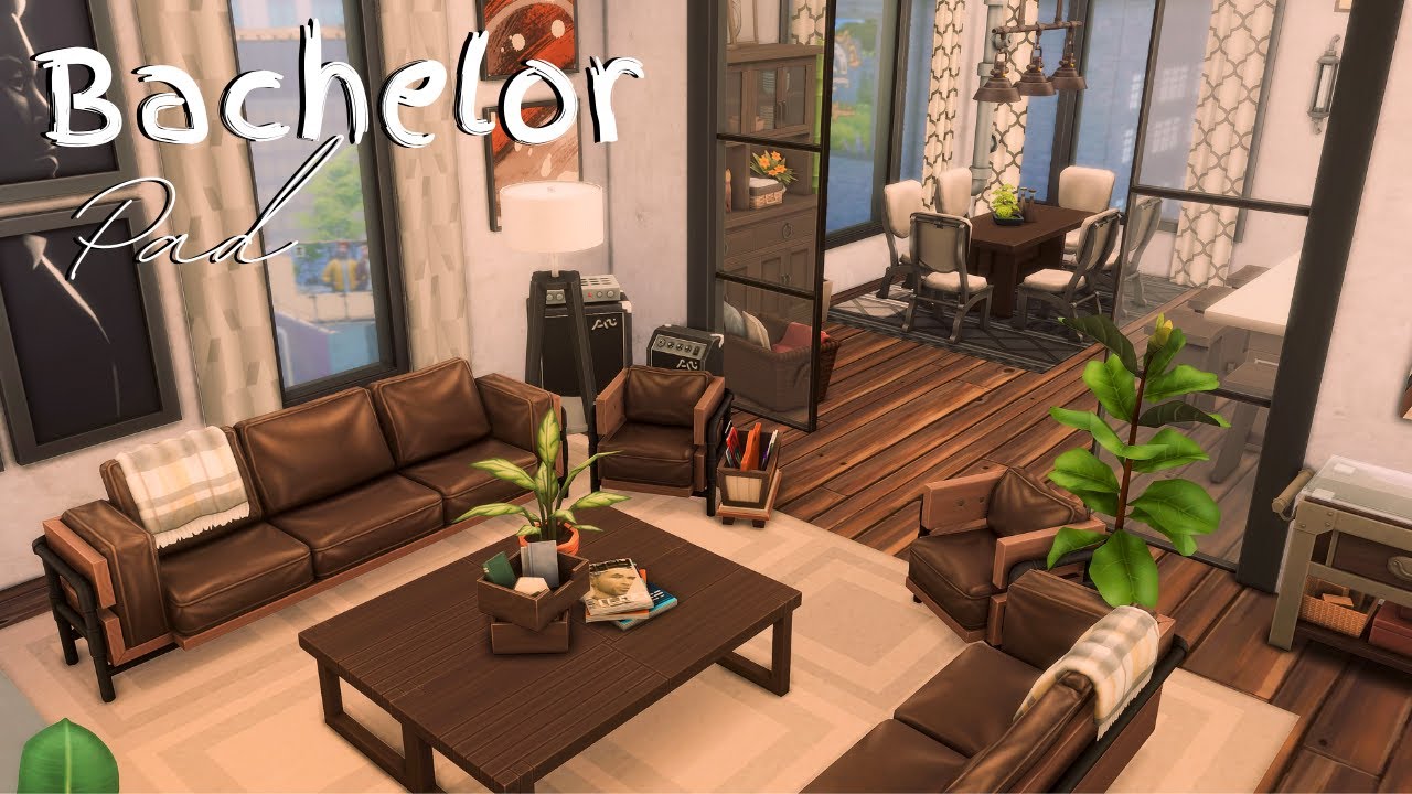 Bachelor Pad 💼// The Sims 4: Apartment Renovation // No CC