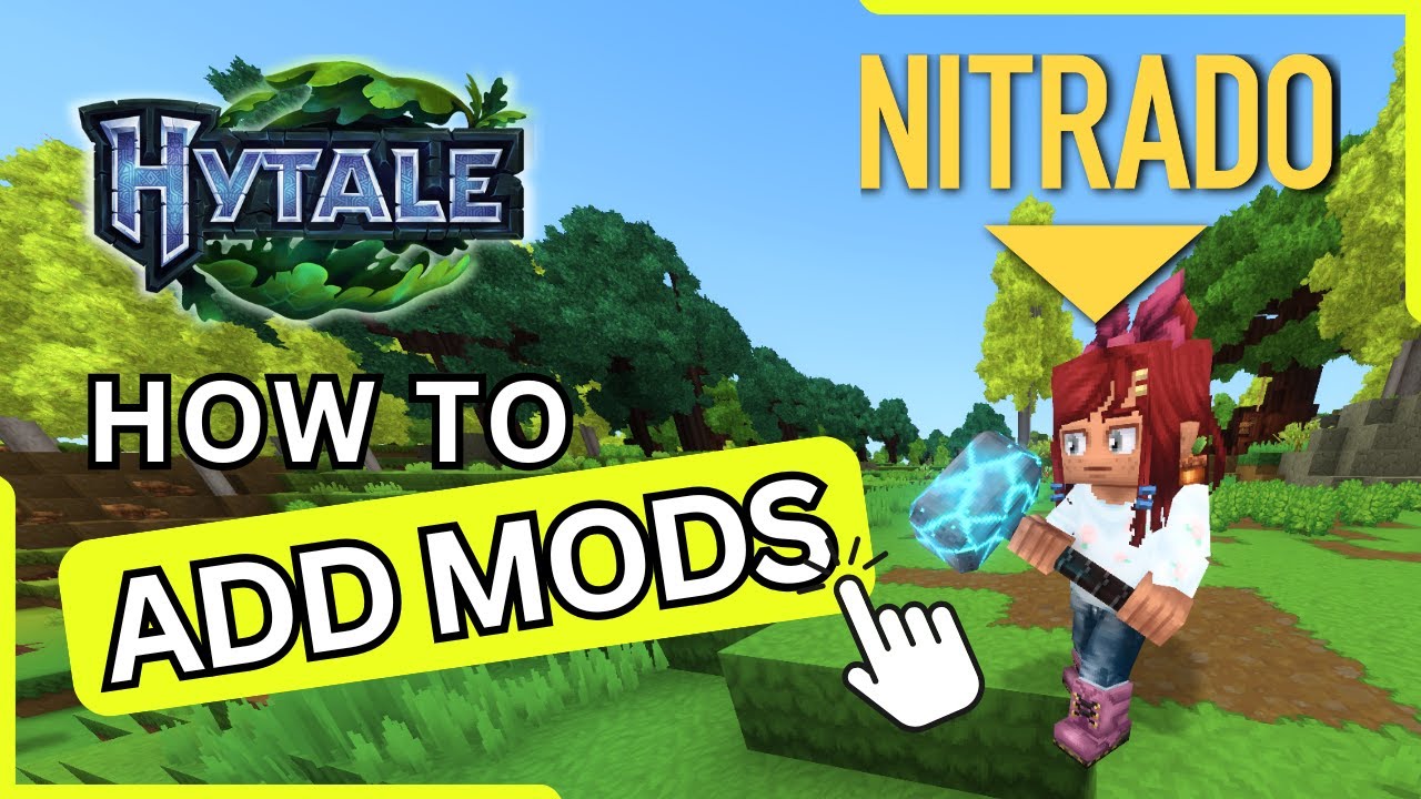 Модификации для сервера Nitrado Hytale &mdash; пошаговое руководство