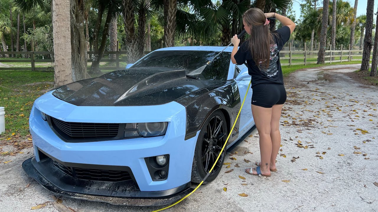 Washing my CAMMED CAMARO